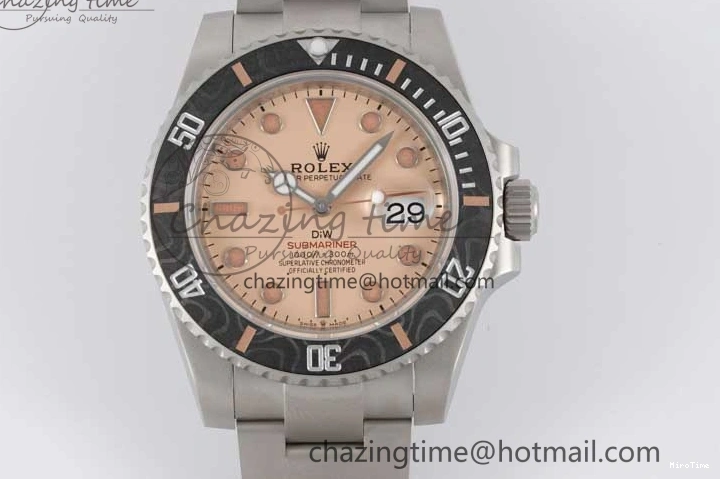 MiroTime 0125 Submariner DIW Sandblasted VSF 1:1 Best Edition Brown Dial on SS Bracelet VS Unisex 2059